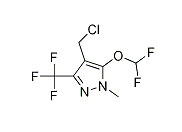 4-Chloromethyl-5-difluoro Methoxy group -1-methyl-3-trifluoromethyl-1H-pyrazole
